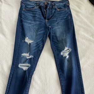 American Eagle ripped skinny jeggings